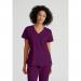 Barco One Racer Scrub Top: Eco-Friendly Professional Comfort for Healthcare Heroes Wine XXS WIS06742