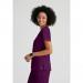 Barco One Racer Scrub Top: Eco-Friendly Professional Comfort for Healthcare Heroes Wine L WIS06746