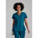 Barco One Racer Scrub Top: Eco-Friendly Professional Comfort for Healthcare Heroes Bahama Blue 5XL WIS06756