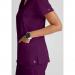 Barco One Racer Scrub Top: Eco-Friendly Professional Comfort for Healthcare Heroes Wine 3XL WIS06787