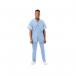 Work in Style PHILZ Male Healthcare Tunic Sky with White trim Size 50 inch PHILZSKYYWHIT50 WIS09412