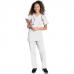 Cherokee Originals Unisex Medical Scrub Set - Comfortable, Practical Healthcare Uniform White 4XL WIS09962
