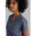 Barco One Racer Scrub Top: Eco-Friendly Professional Comfort for Healthcare Heroes Steel M WIS11021