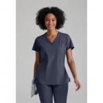 Barco One Racer Scrub Top: Eco-Friendly Professional Comfort for Healthcare Heroes Steel 4XL WIS11034