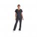 Skechers SK101 Breeze Female Scrub Top Pewter Size L SK101PEWTL WIS11536