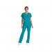 Skechers SK101 Breeze Female Scrub Top Teal Size XS SK101TEALXS WIS11545