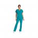 Skechers SK101 Breeze Female Scrub Top Teal Size L SK101TEALL WIS11548