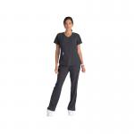 Skechers SK101 Breeze Female Scrub Top Pewter Size 3XL SK101PEWT3XL WIS11587