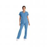 Skechers SK101 Breeze Female Scrub Top Ceil Size 5XL SK101CEIL5XL WIS11601