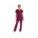 Skechers SK101 Breeze Female Scrub Top Wine Size 3XL SK101WINE3XL WIS11603
