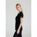 Skechers Womens V-Neck Scrub Top Black S SK102BLACS WIS11622