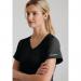 Skechers Womens V-Neck Scrub Top Black XL SK102BLACXL WIS11625