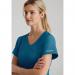 Skechers Womens V-Neck Scrub Top Bahama Blue M SK102BAHAM WIS11647