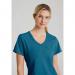 Skechers Womens V-Neck Scrub Top Bahama Blue XL SK102BAHAXL WIS11649