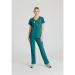 Skechers Womens V-Neck Scrub Top Teal Blue XS SK102TEALXS WIS11651