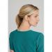 Skechers Womens V-Neck Scrub Top Teal Blue M SK102TEALM WIS11653