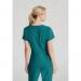 Skechers Womens V-Neck Scrub Top Teal Blue L SK102TEALL WIS11654