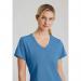 Skechers Womens V-Neck Scrub Top Ceil Blue 2XS SK102CEILXXS WIS11656