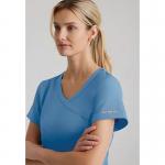 Skechers Womens V-Neck Scrub Top Ceil Blue S SK102CEILS WIS11658