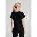 Skechers Womens V-Neck Scrub Top Black 3XL SK102BLAC3XL WIS11681