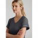 Skechers Womens V-Neck Scrub Top Pewter 3XL SK102PEWT3XL WIS11693