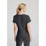 Skechers Womens V-Neck Scrub Top Pewter 5XL SK102PEWT5XL WIS11695