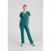 Skechers Womens V-Neck Scrub Top Teal Blue 2XL SK102TEAL2XL WIS11700