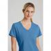 Skechers Womens V-Neck Scrub Top Ceil Blue 4XL SK102CEIL4XL WIS11706