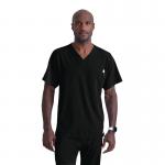 Skechers Unisex V Neck Scrub Top Black S SK0112BLACS WIS12410