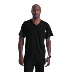 Skechers Unisex V Neck Scrub Top Black 5XL SK0112BLAC5XL WIS12457