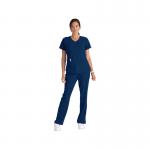 Skechers SK101 Breeze Female Scrub Top Navy Size L SK101NAVYL WIS12740