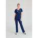 Skechers Womens V-Neck Scrub Top Navy 2XS SK102NAVYXXS WIS12746