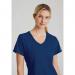 Skechers Womens V-Neck Scrub Top Navy XS SK102NAVYXS WIS12747