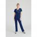 Skechers Womens V-Neck Scrub Top Navy L SK102NAVYL WIS12750
