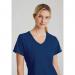 Skechers Womens V-Neck Scrub Top Navy 5XL SK102NAVY5XL WIS12771