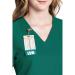 Cherokee Originals Ultra Womens V-neck Top HGrn L C CKE953AHUNTL WIS13015