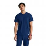 Skechers SKT193 Thesis Scrub Top Navy Size M SKT193NAVYM WIS18114