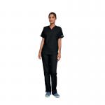 Cherokee Unisex Scrub Top Black 5XL CH4700BLAC5XL WIS18192