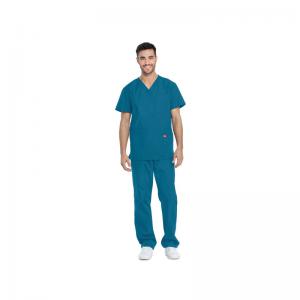 Dickies Unisex Scrub Set TopTrs Caribbean Blue XXS DKP520CCARIXXS