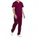 Dickies Unisex Scrub Set Top and Trouser Wine XL DKP520CWINEXL WIS21508