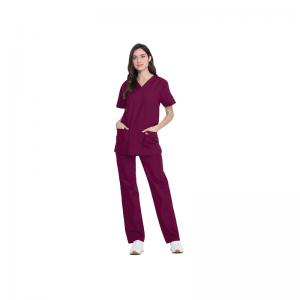 Dickies Unisex Scrub Set Top and Trouser Wine XS DKP520CWINEXS