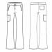 Dickies Unisex Scrub Set Top and Trouser Wine XXS DKP520CWINEXXS WIS21510