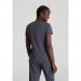 Skechers Slip-ins Serene Knit Scrub Top: Professional Comfort for Healthcare Professionals Pewter 2X WIS21914