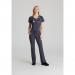 Skechers Slip-ins Flow Knit Scrub Top: Ultimate Comfort & Style for Healthcare Professionals Pewter WIS21932