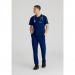 Skechers Slip-ins Flex Knit Scrub Top - Professional Comfort for Healthcare Heroes Navy XS WIS21997