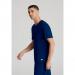 Skechers Slip-ins Flex Knit Scrub Top - Professional Comfort for Healthcare Heroes Navy L WIS22000