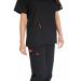 Dickies Signature V-neck Scrub Top Black L CH86706BLACL WIS22369