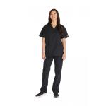 Dickies Signature V-neck Scrub Top Black XL CH86706BLACXL WIS22372