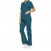 Dickies Signature V-neck Scrub Top Caribbean Blue M CH86706CARIM WIS22378