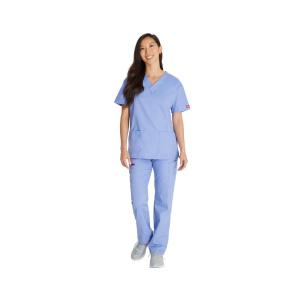 Dickies Signature V-neck Scrub Top Ceil XL CH86706CEILXL WIS22388